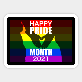 Happy pride month 2021 Sticker